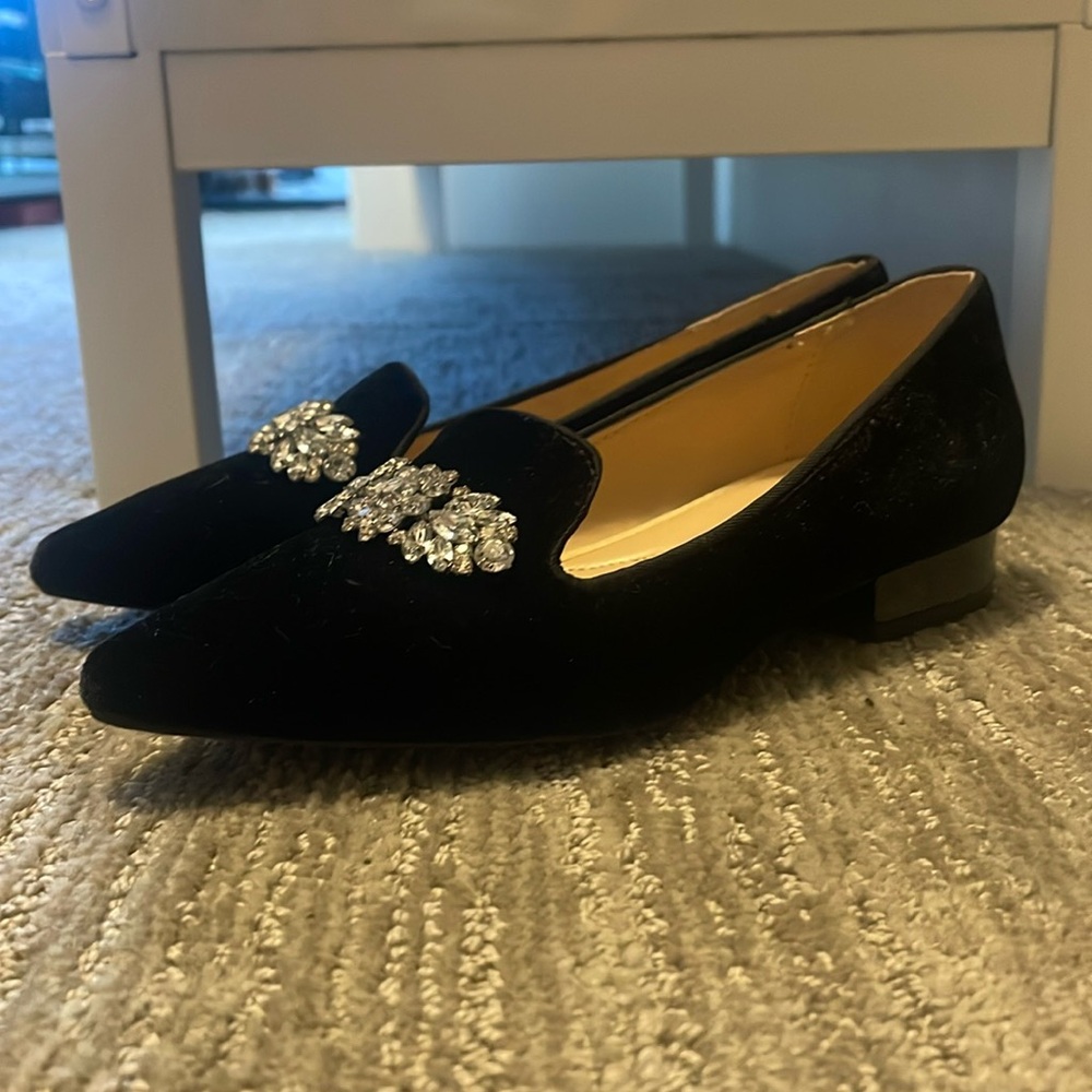 Adrienne Vittadini Embellished Flats